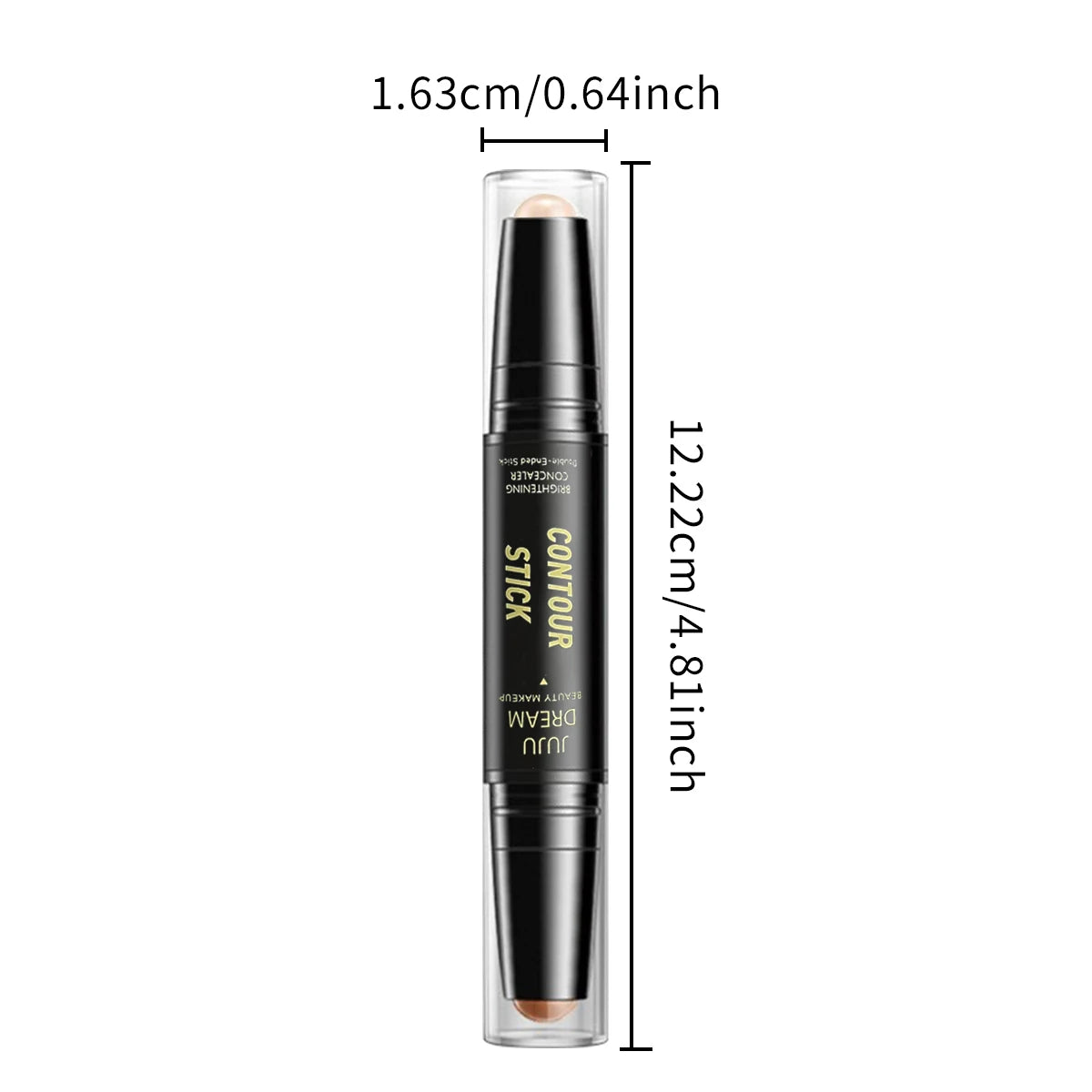 Dual-Ended Contour Stick – Long-Lasting Foundation & Concealer for Dark Circles