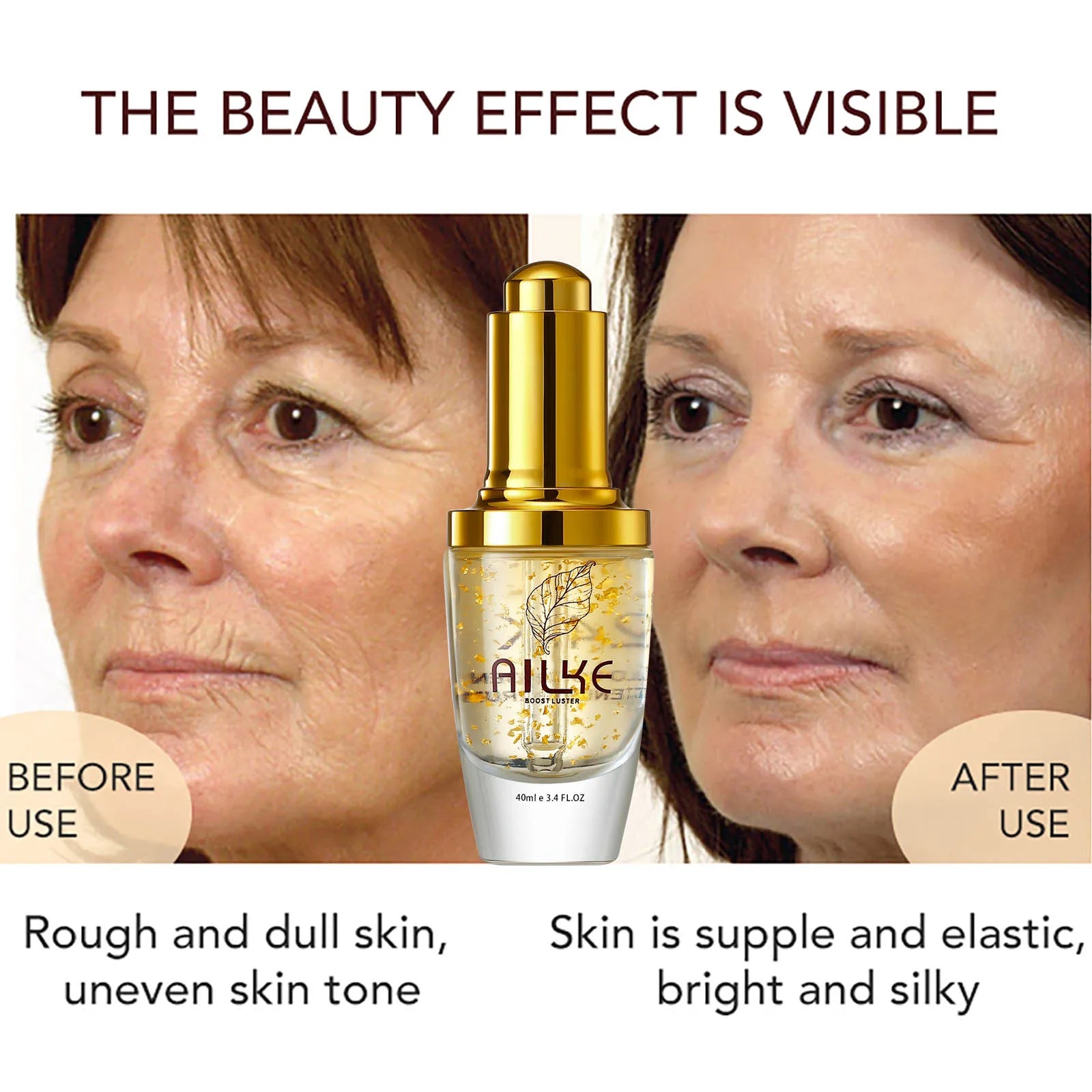 AILKE Whitening Skin Care Set to Reduce Wrinkles, Dark Spots, and Even Skin Tone for Women