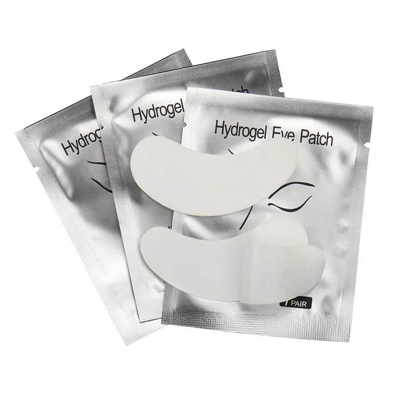 50 pairs of eyelash gel patches for grafting, under-eye extension, and makeup application