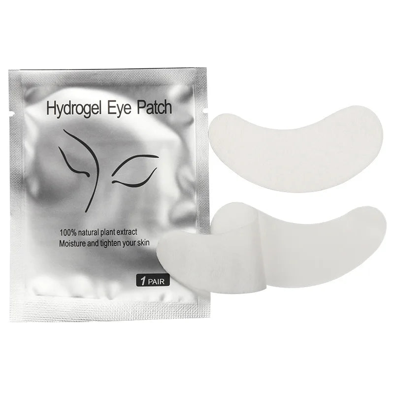 50 pairs of eyelash gel patches for grafting, under-eye extension, and makeup application