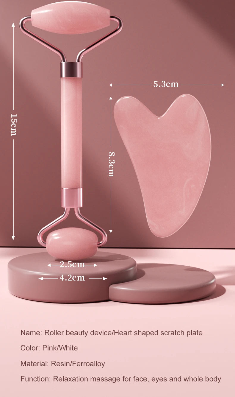 Resin Facial Massage Roller – For Face, Neck & Eyes, Muscle Relief & Skincare Tool