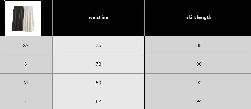 Women High Waist Long Skirts