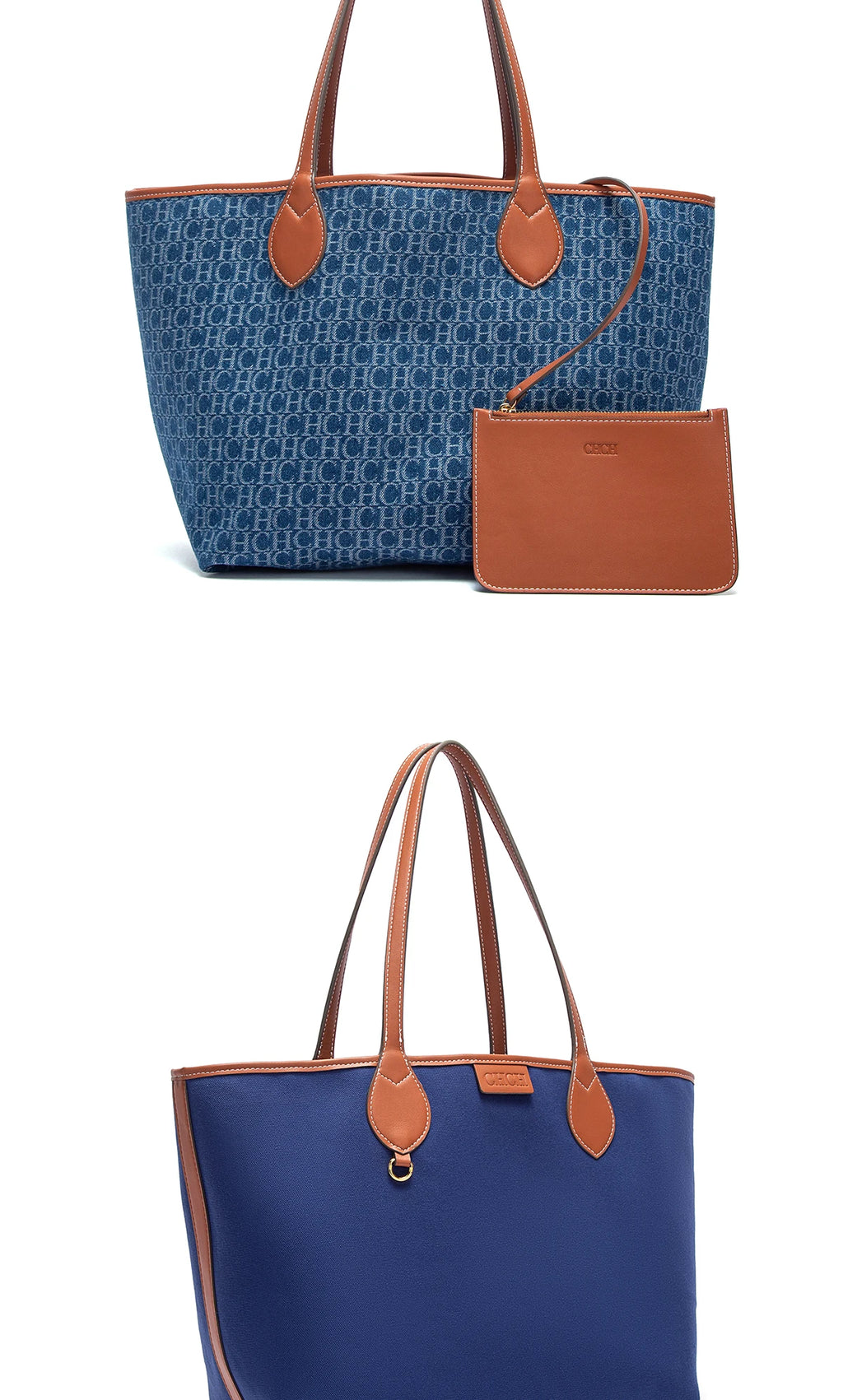 Women's Tote Bag Simple Double sided Available Mother and Child Large Capacity Casual Handbag