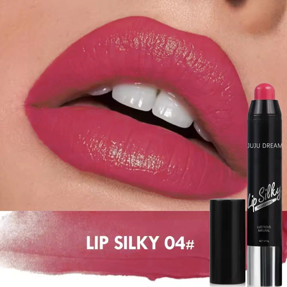 Matte 4-Color Lipstick Pen – Waterproof, Long-Lasting, Non-Fading, Easy Apply