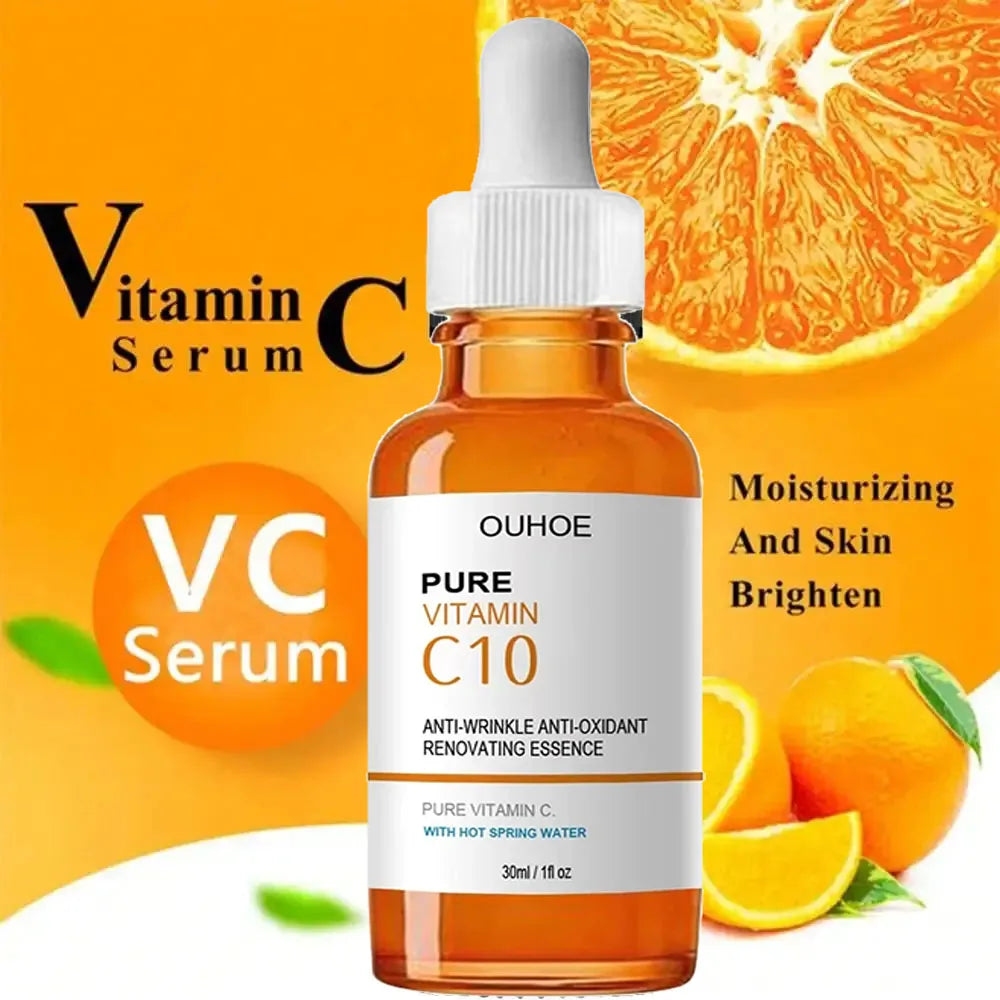 Vitamin C Serum for Wrinkle Reduction, Firming, Brightening, and Anti-Aging Skin Care