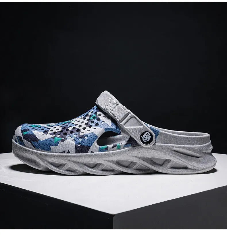 Unisex Summer Platform Clogs – Non-Slip Beach & Outdoor Casual Slippers