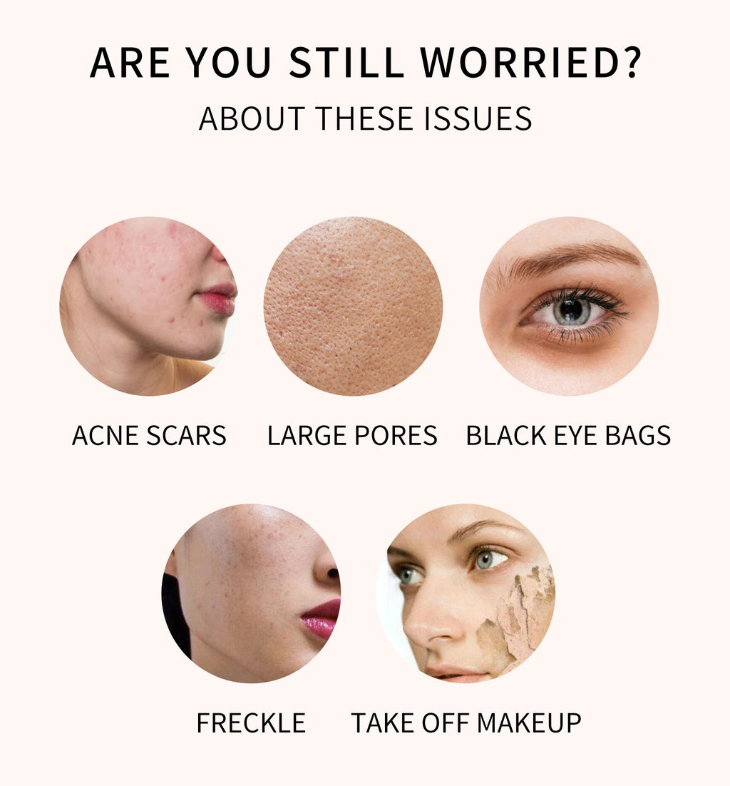 High-Coverage Concealer & Foundation – Anti-Dark Circle, Waterproof BB Cream