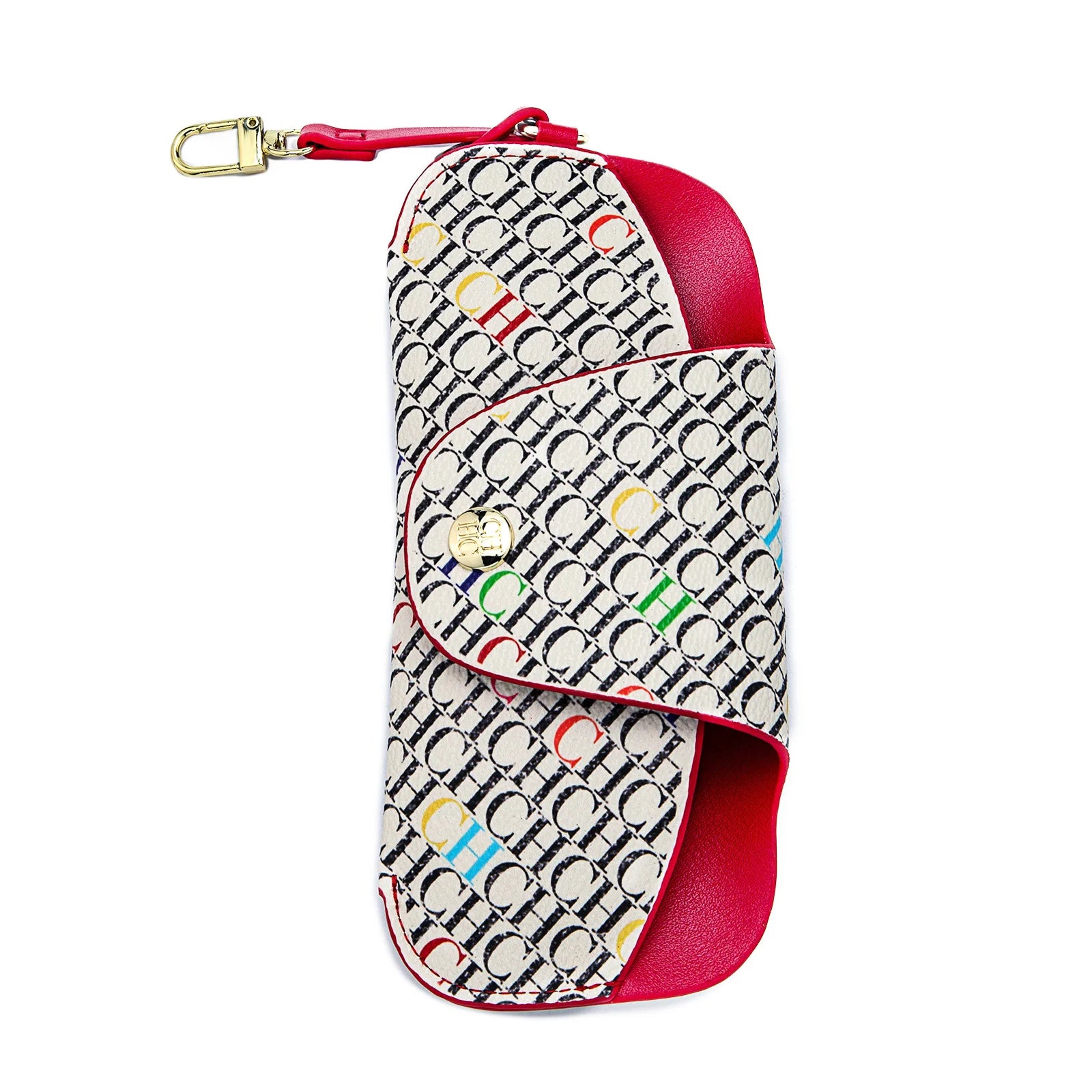 Snap Button Glasses Storage Bag Niche Brand New Portable Anti-Drop Anti-Crush Sunglasses