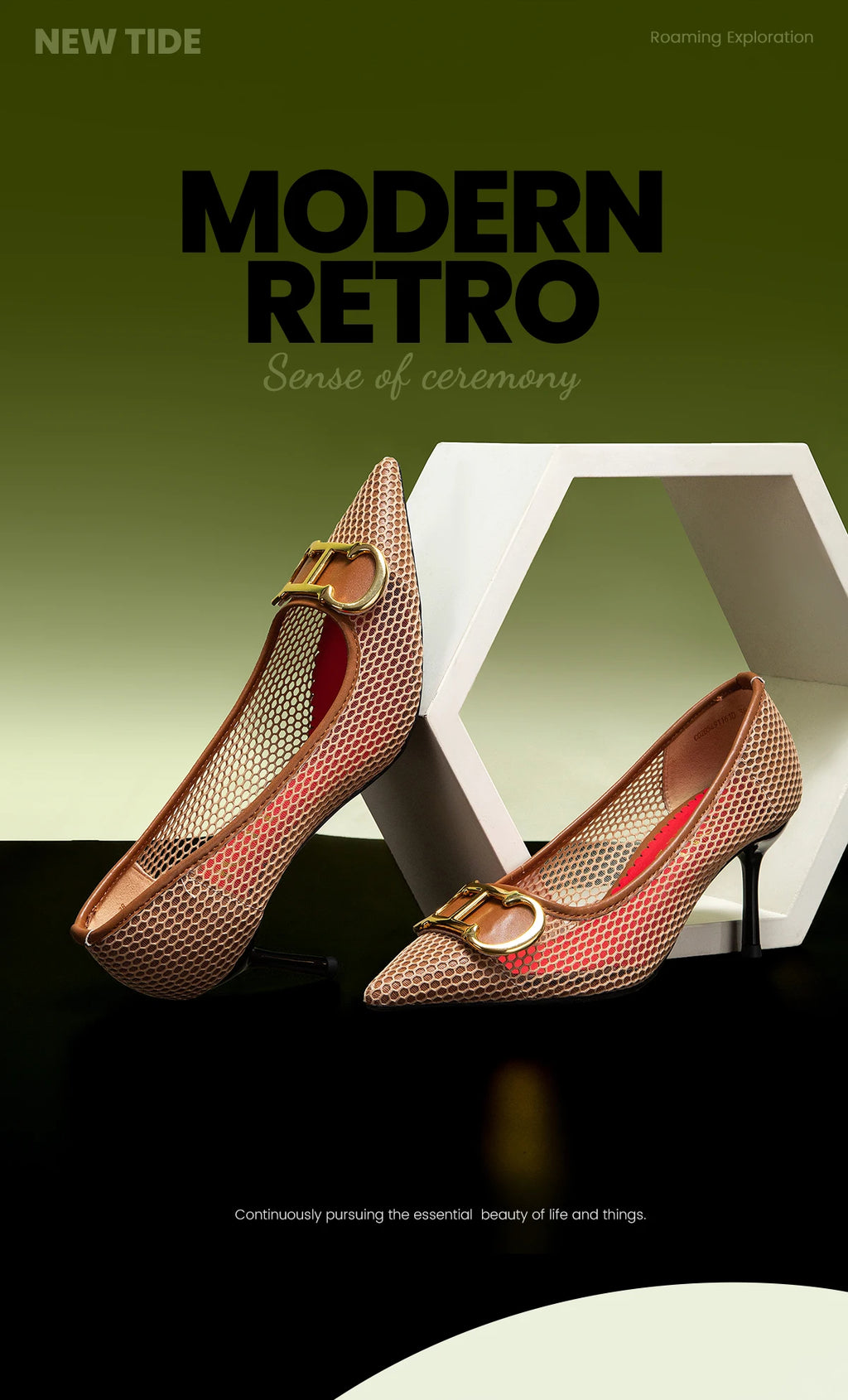 Women's High Heels New Hollow Business Women's Shoes 7cm Red Evening Shoes