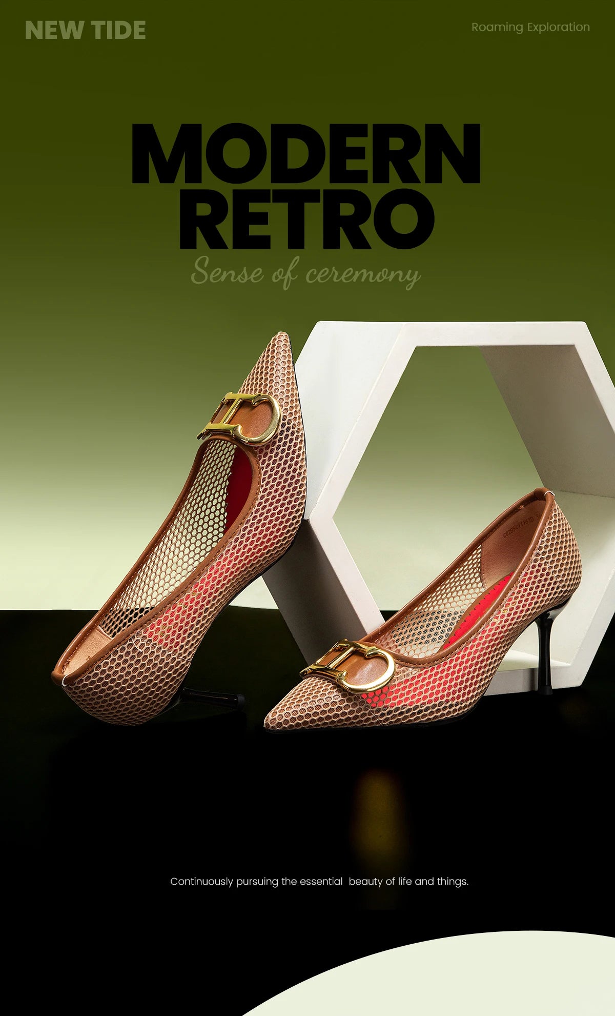 Women's High Heels New Hollow Business Women's Shoes 7cm Red Evening Shoes