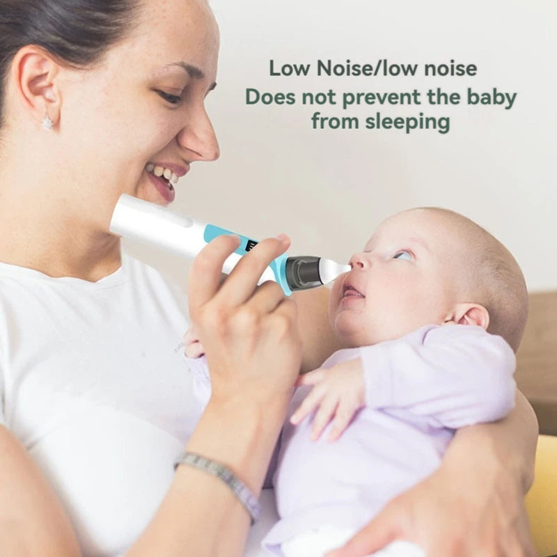 Electric Baby Nasal Aspirator – Rechargeable, Gently Clears Congestion for Newborns