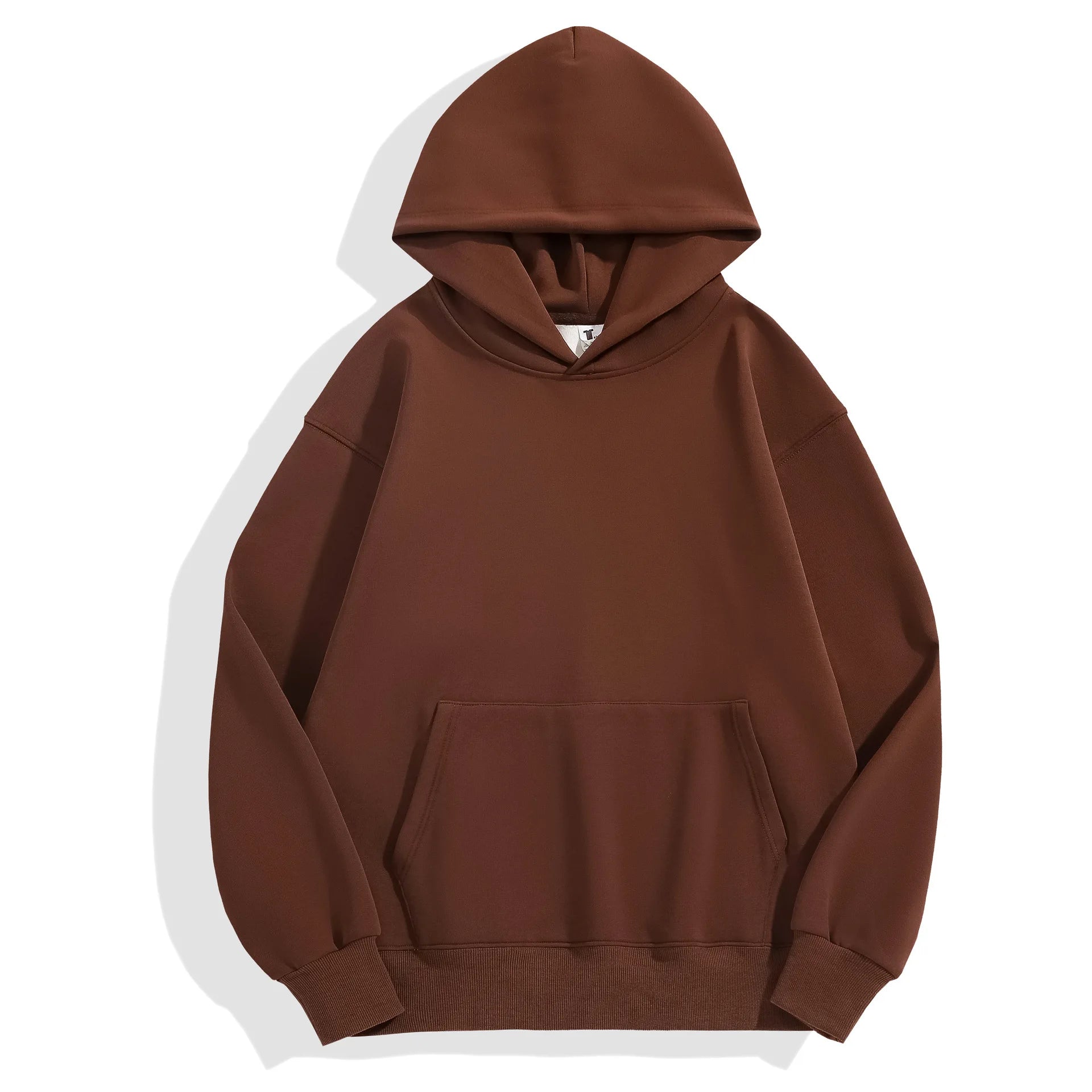 A heavy-duty hooded sweater made from thick cotton and velvet, designed for both men and women