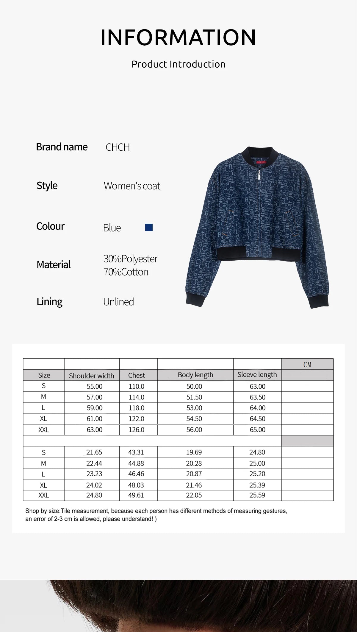Women's Jacket New Denim Casual Top Simple Coat