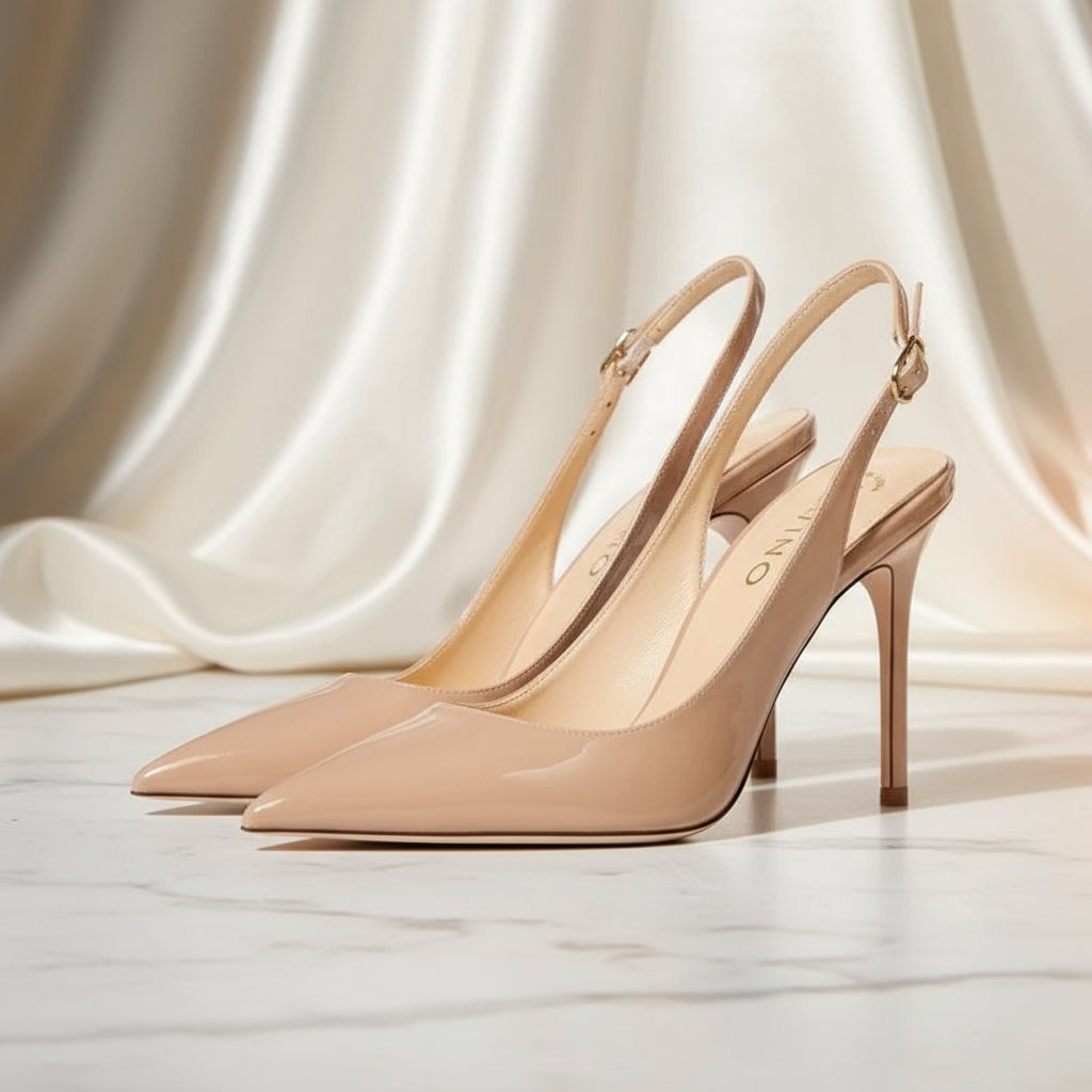 Sexy Pointed-Toe Strappy Heels – Summer Patent Leather Party Sandals for Women