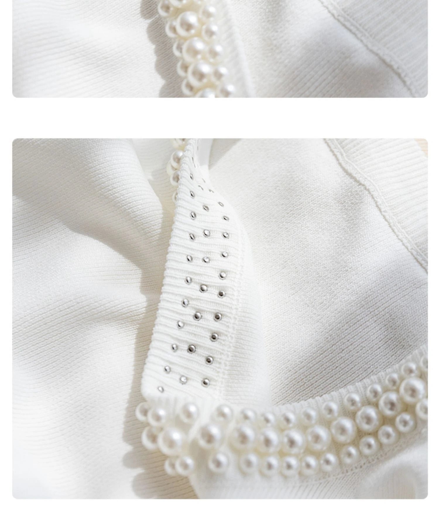 Korean Knitted Women’s Vest – Sleeveless Beaded Summer Tank Top, Casual Thin Blouse