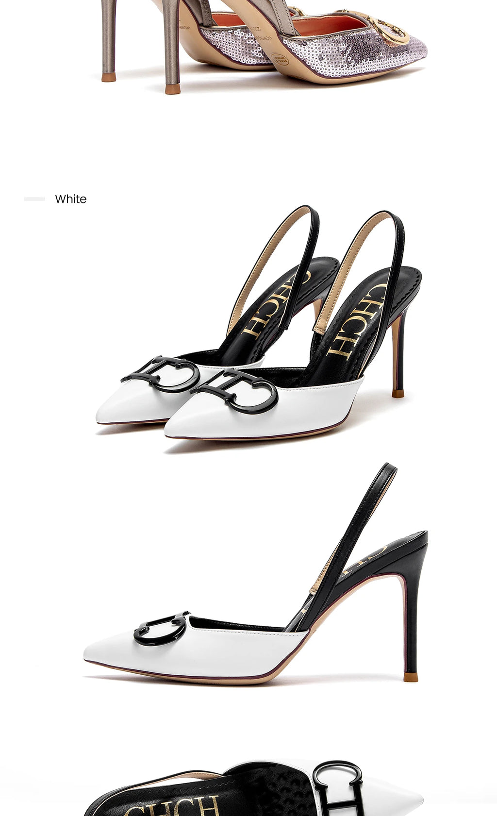 Women's High Heels Sharp tip Destiny Closed Toe Strappy Heels Sexy Wedding Bridal Party Dress Shoes 9cm