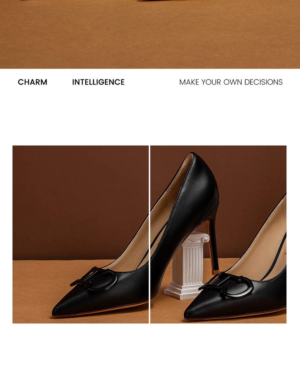 Women's High Heels New Pointed Metal Buckle Party Carnival Women's Shoes 9cm