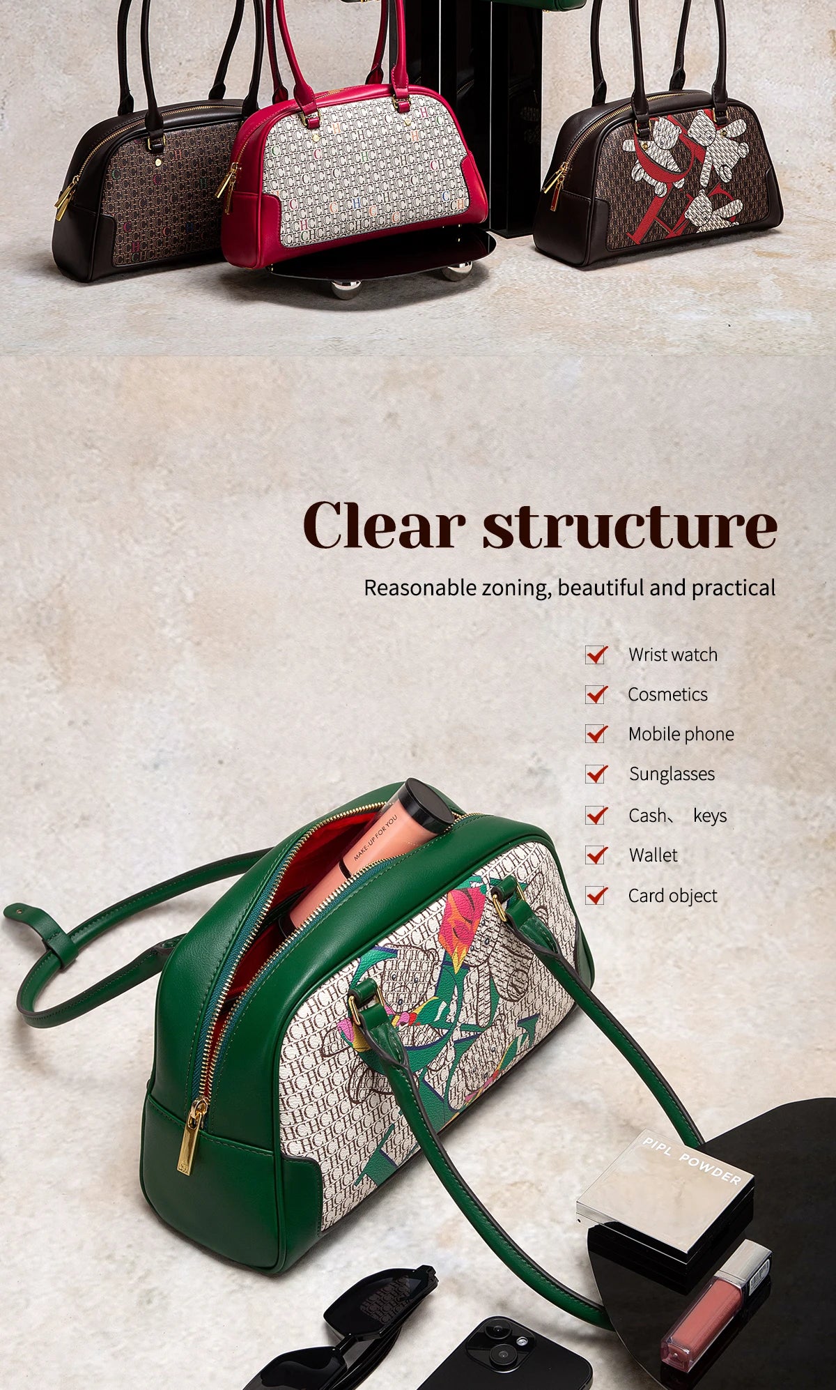 Women's Shoulder Bag Designer Shoulder Bag Women's High Top Handbag