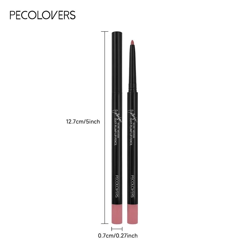 Waterproof Matte Lip Liner – Long-Lasting, Moisturizing, 12 Colors