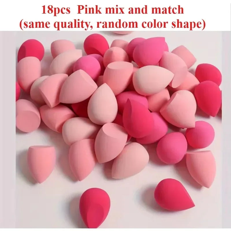 4/7/18-Piece Makeup Sponge Set – Dual-Use Beauty Blenders for Liquid, BB Cream & Powder