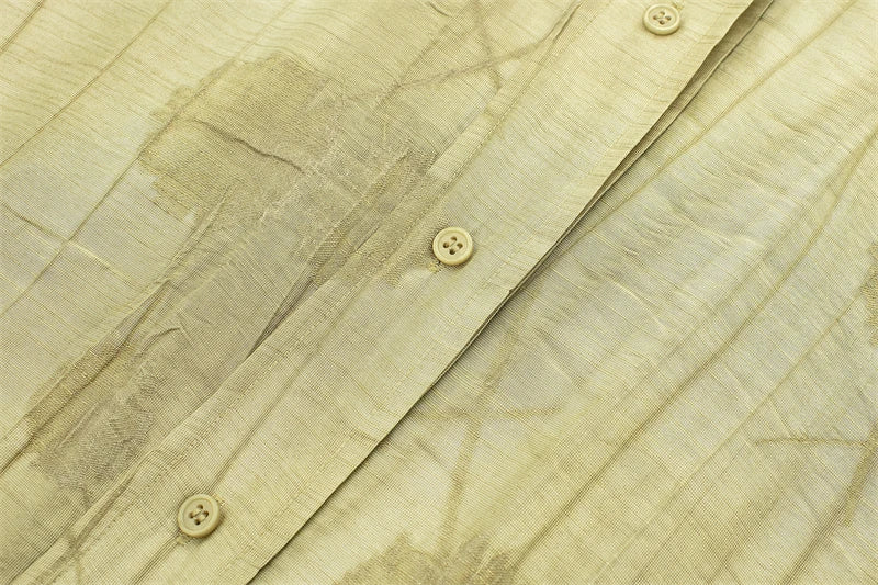 Women's 2024 Spring Fashion Set: Jacquard Loose Shirt & Casual Pants, Chic & Comfortable for Summer