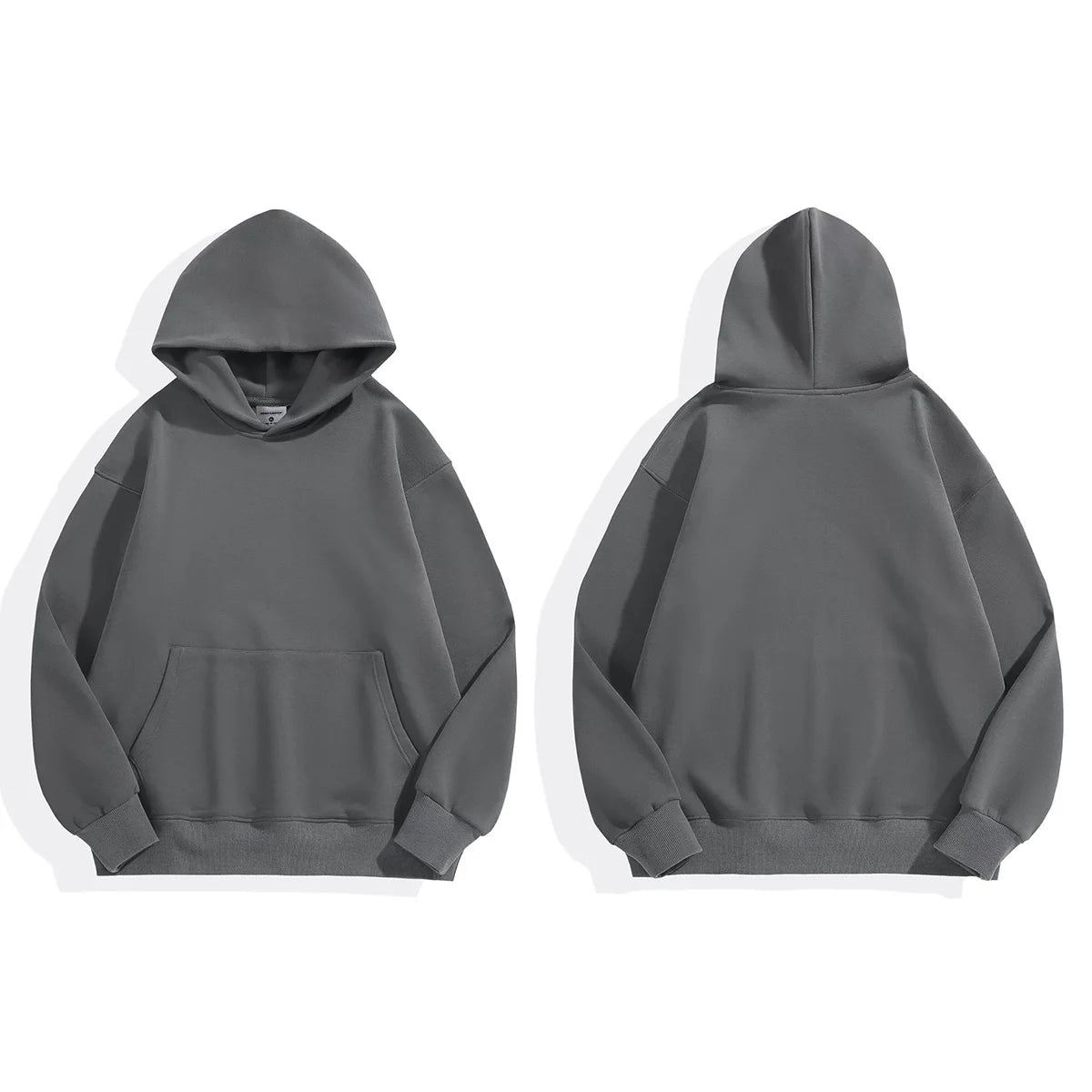 A heavy-duty hooded sweater made from thick cotton and velvet, designed for both men and women