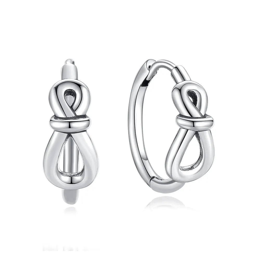 925 Sterling Silver Earrings – Stud & Hoop Set with Crystal, Heart, Crown, Bee & Infinity Designs