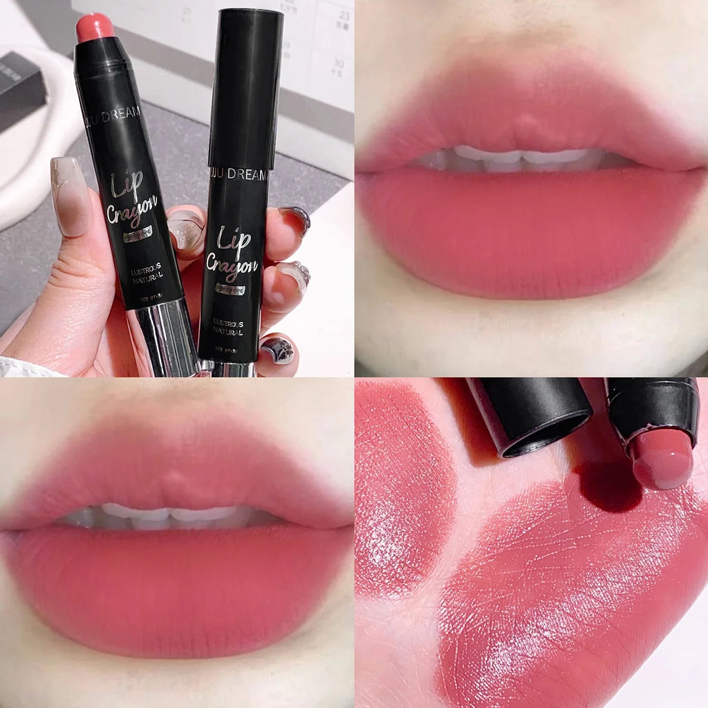 Matte 4-Color Lipstick Pen – Waterproof, Long-Lasting, Non-Fading, Easy Apply