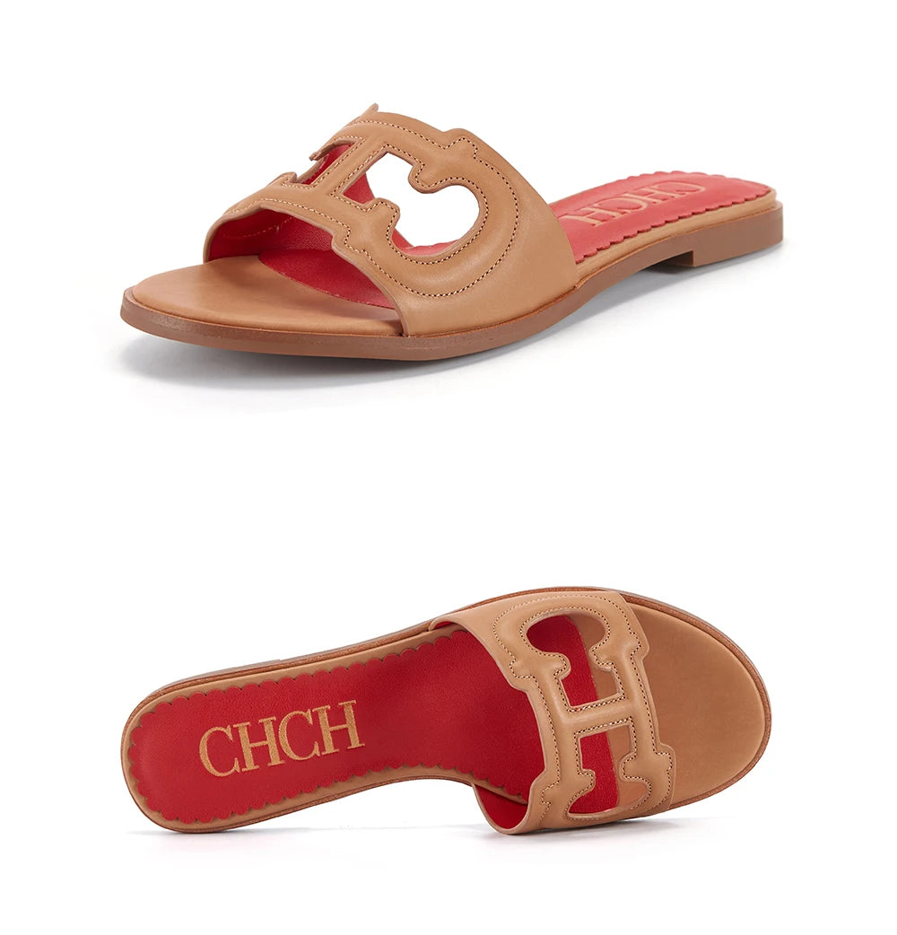 Women's Slippers Simple Black Flat Flat Women's Shoes Home Indoor Slippers