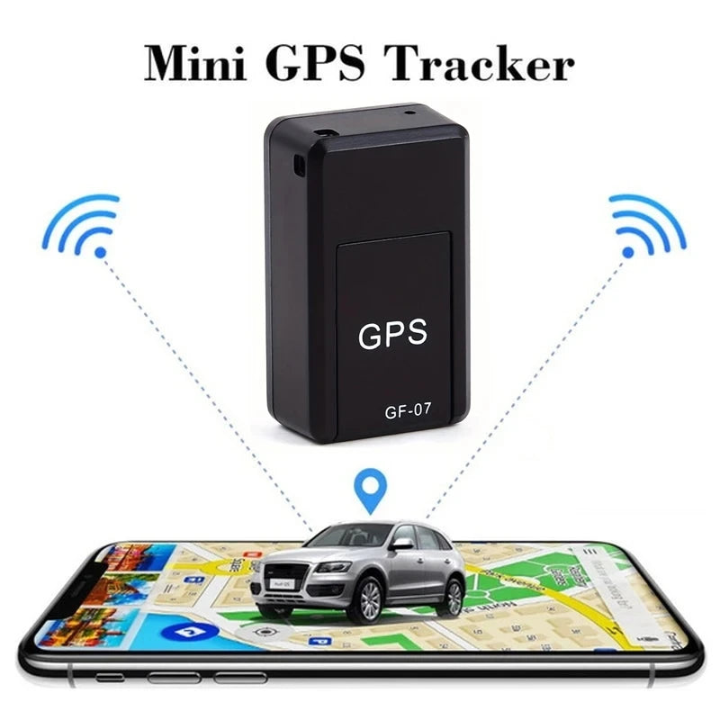 GF07 Magnetic Mini GPS Tracker – Real-Time Vehicle & Pet Locator, Compact & Portable with App