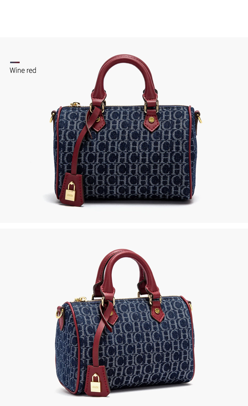 Women's Shoulder Bag Cowboy Splicing Pillow Bag, Casual Party