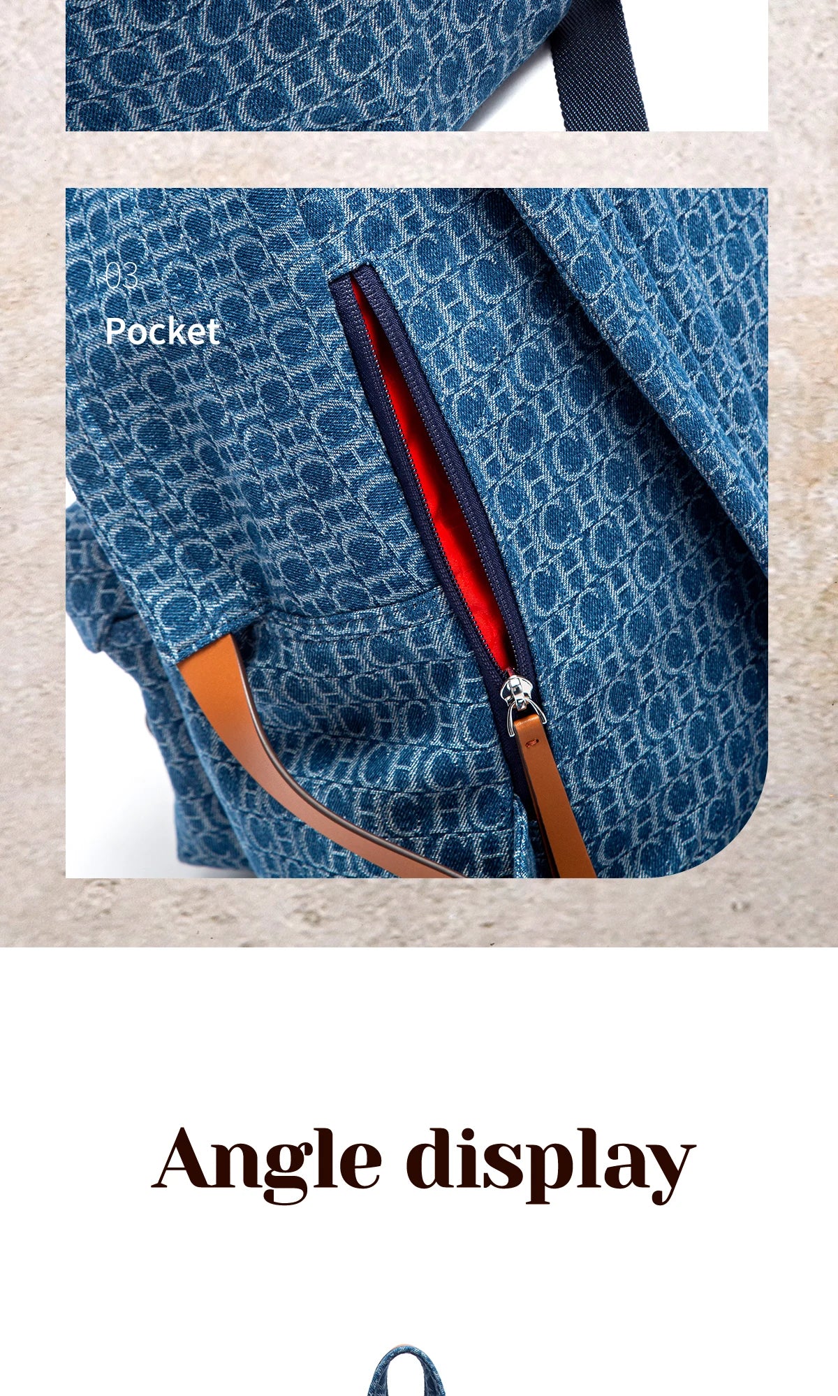 Backpack 20in Large Capacity Lightweight Foldable Storage Backpack Travel Bag Computer Bag