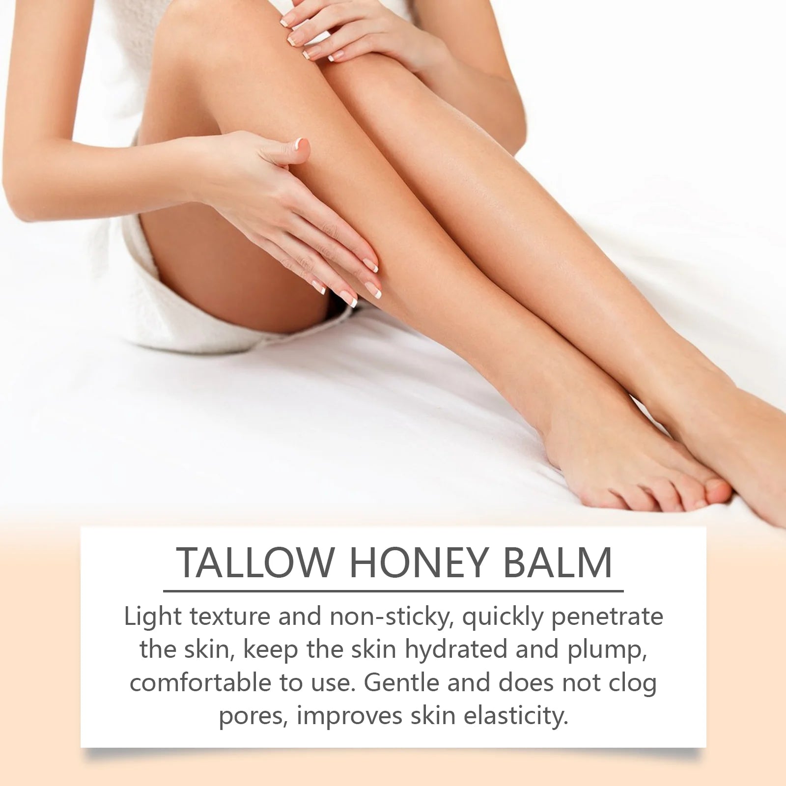 Tallow Honey Glow Cream – Hydrating & Firming Lotion for Face & Body