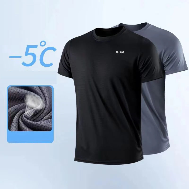 Men’s Quick-Dry Gym T-Shirt – Moisture-Wicking, Lightweight for Running & Training