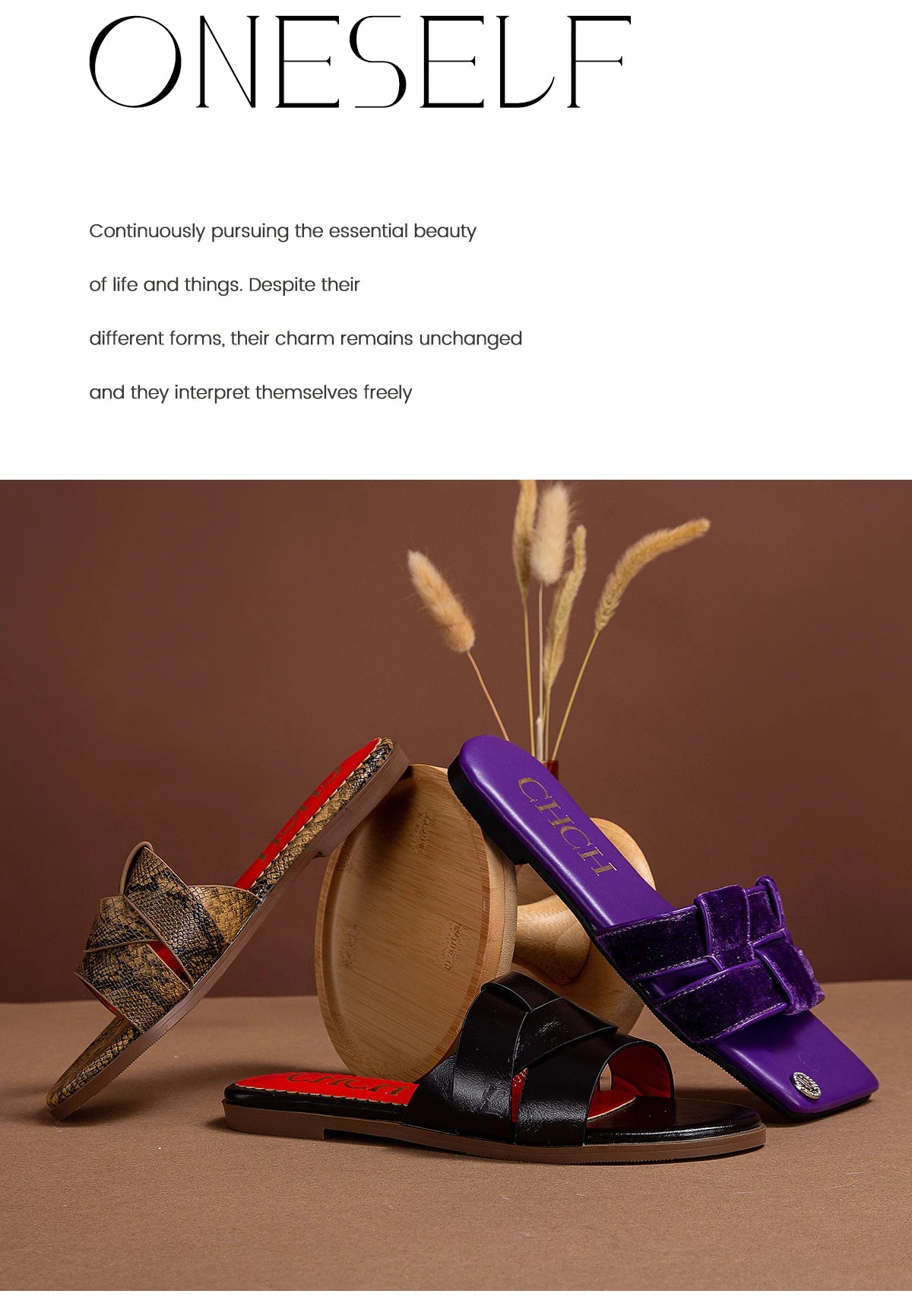 Women's Slippers Simple Cross Belt Design Beach Shoes