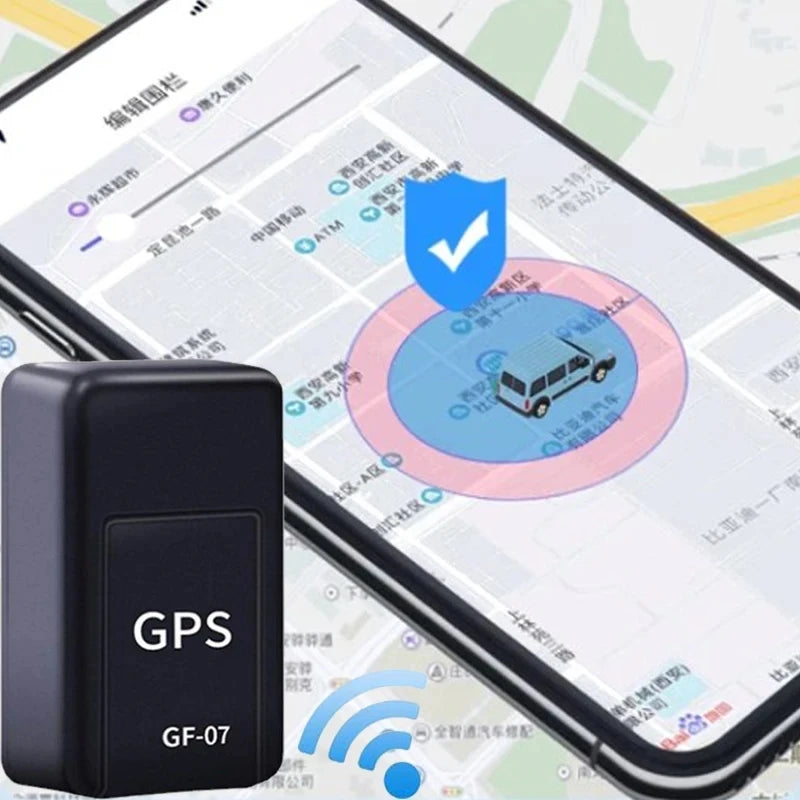 GF07 Magnetic Mini GPS Tracker – Real-Time Vehicle & Pet Locator, Compact & Portable with App
