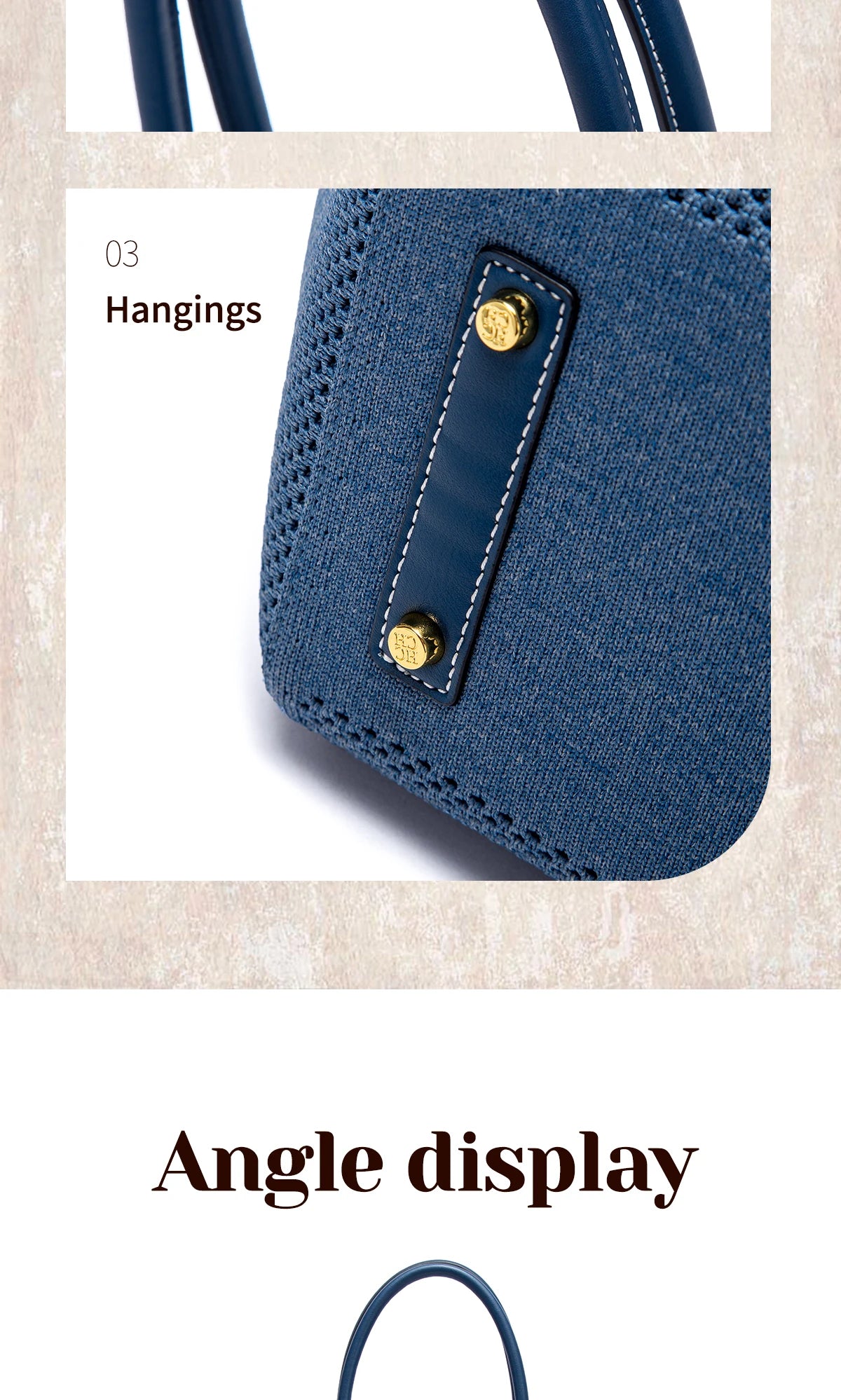 Women's Tote Bag Summer New Fabric Hollow Design Large Capacity