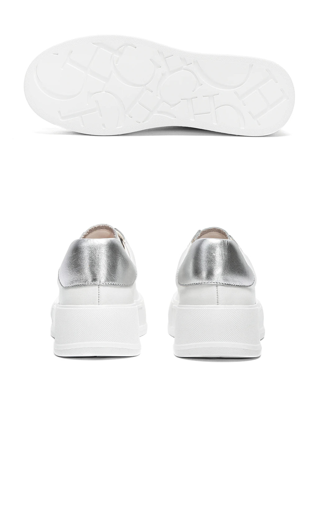 Women's Walking Shoes New Rice White Casual Flat Bottom Walking Shoes Bone Correction