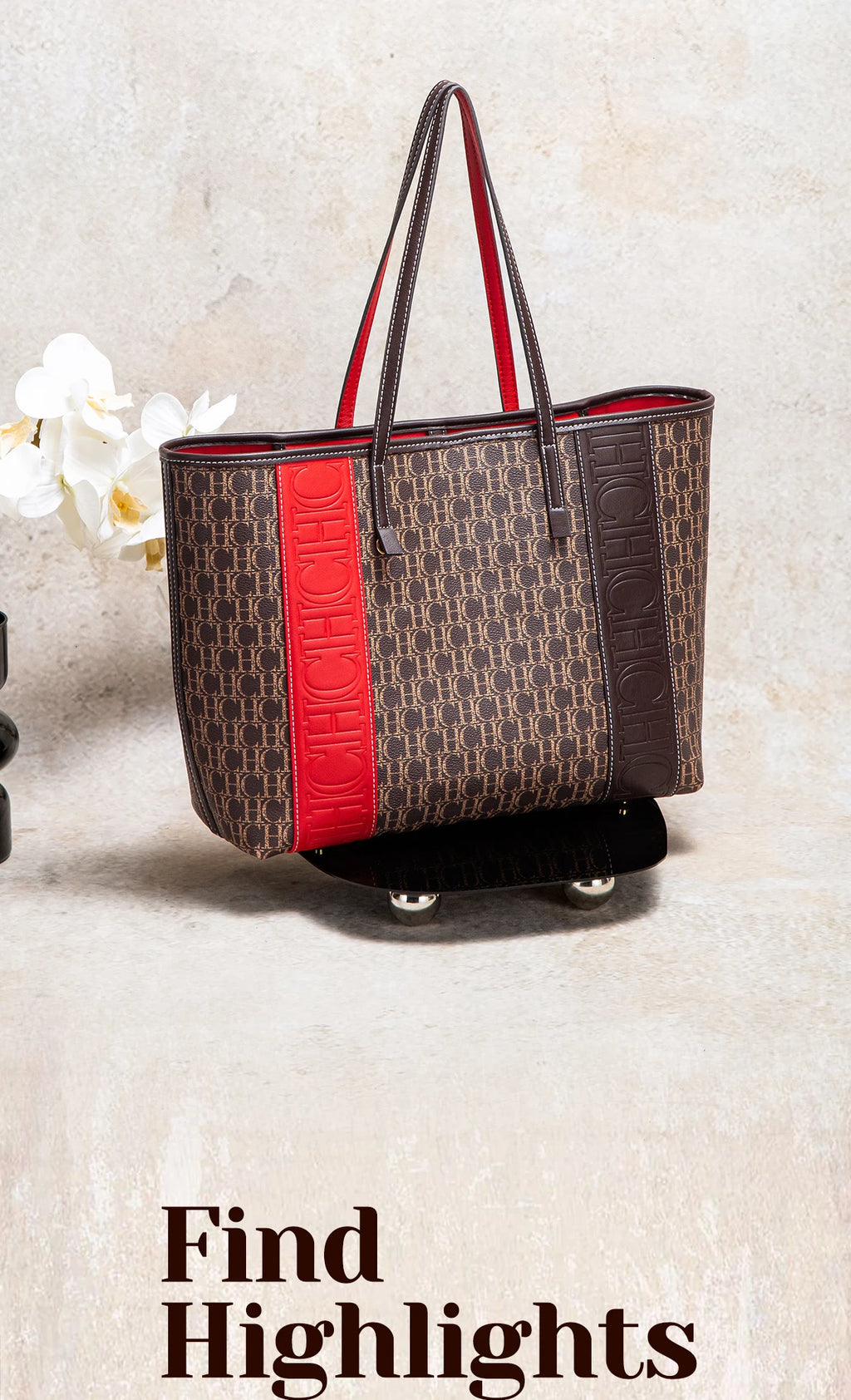 Women's Tote Bag New PVC Large Capacity Splicing Design Women's Bag Commuter Coffee Color Handbag