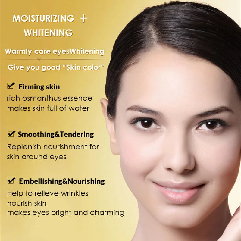 60pcs/box Gold Collagen Eye Mask Anti Dark Circles Eye Bags Moisturizing Firming Eye Patches Eyes Skin Care Products