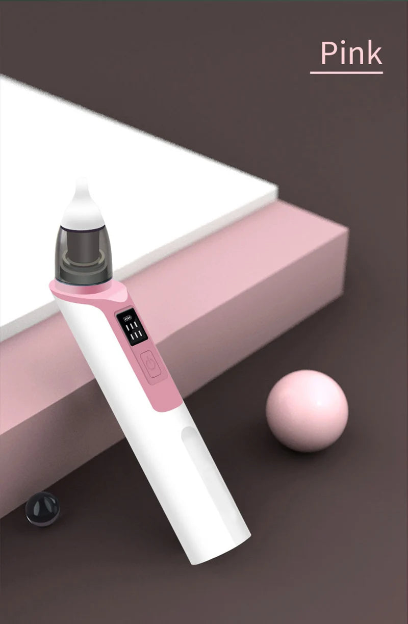 Electric Baby Nasal Aspirator – Rechargeable, Gently Clears Congestion for Newborns