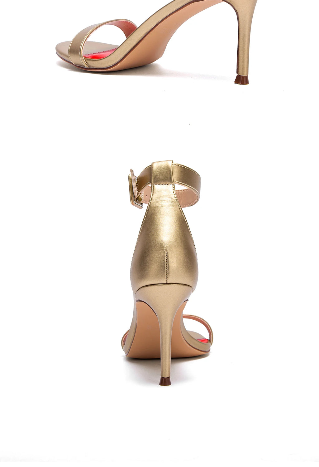 Women's High Heels Flower Ankle Strap Stilettos Round Open Toe Dressy Sexy Sandals 8cm