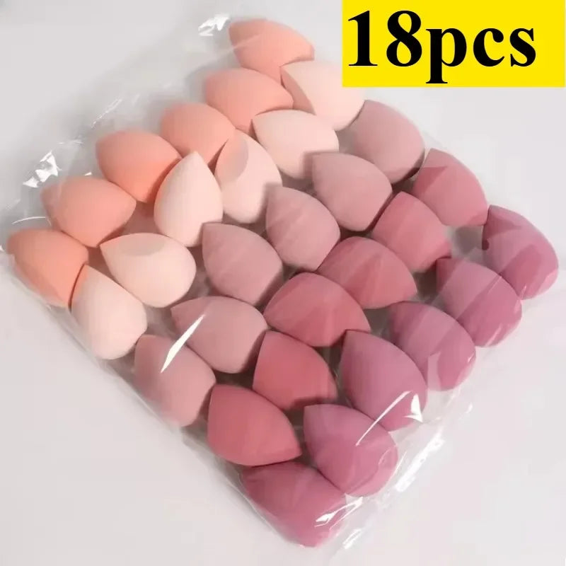 4/7/18-Piece Makeup Sponge Set – Dual-Use Beauty Blenders for Liquid, BB Cream & Powder