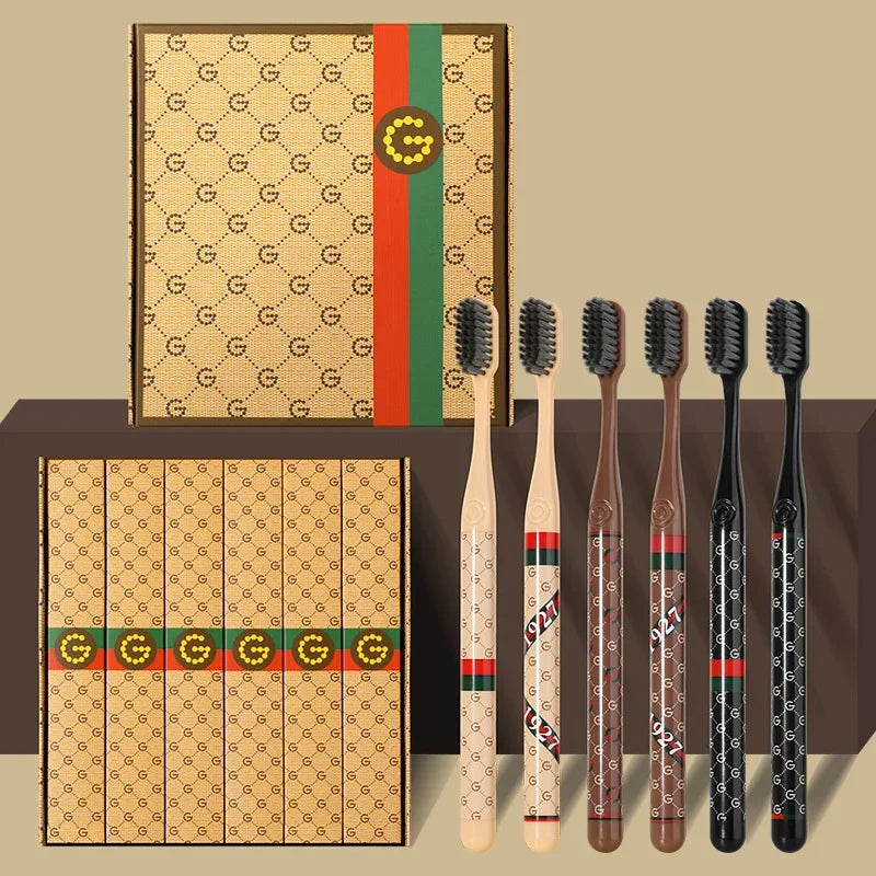 6-Pack High-Grade Toothbrush Set – Soft Bristles for Daily Adult Oral Care