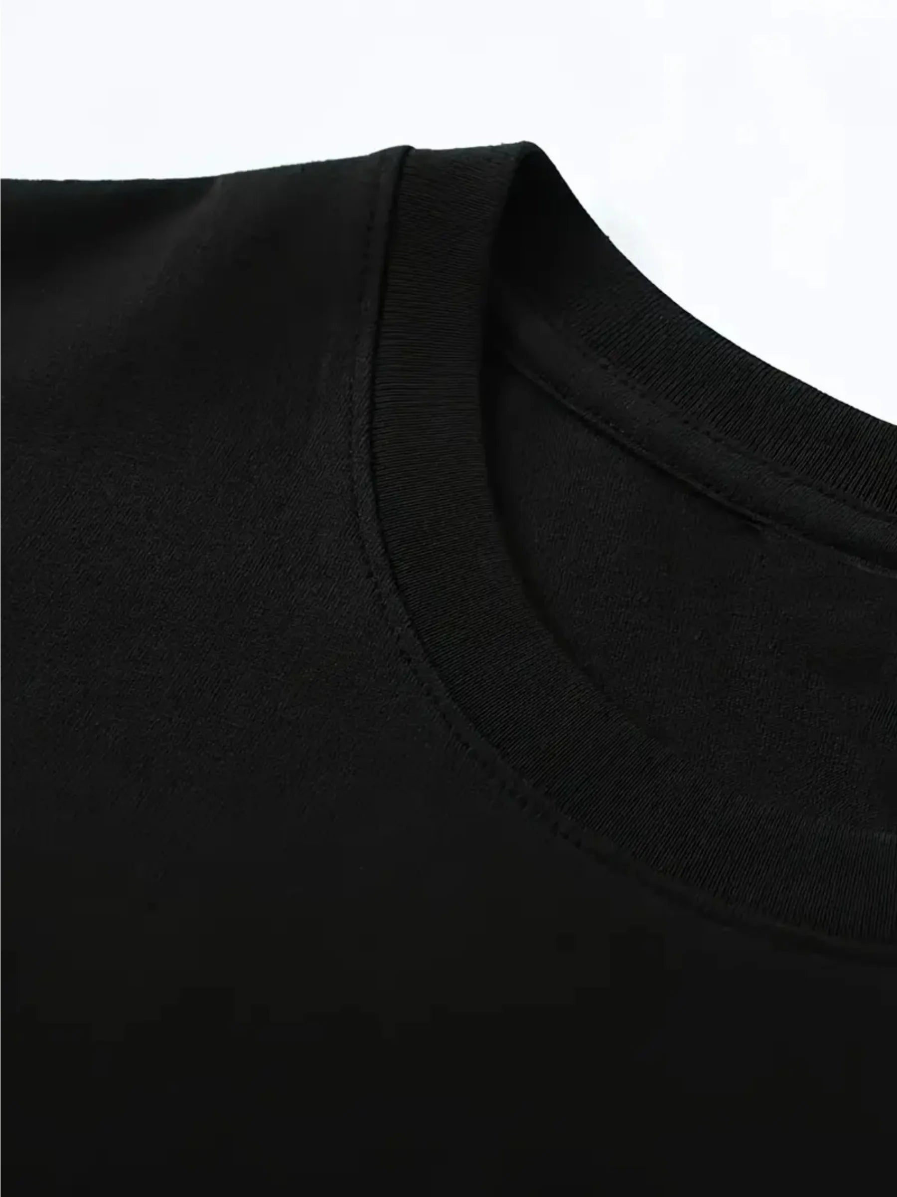 Oversized Cotton T-Shirt – Casual, High-Quality, Solid Color, Short Sleeve Tee for Men