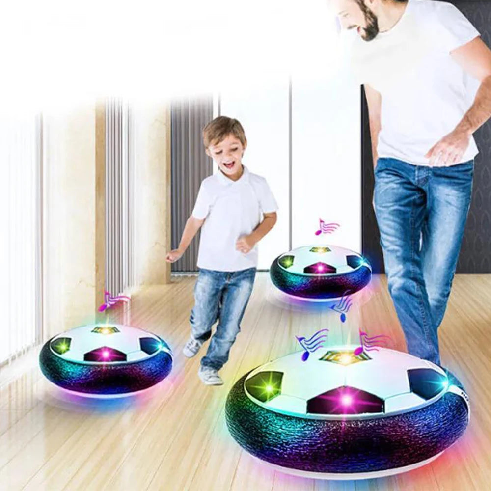 Electric Hover Soccer Ball – LED Light & Music, Floating Football Toy for Kids’ Outdoor Play
