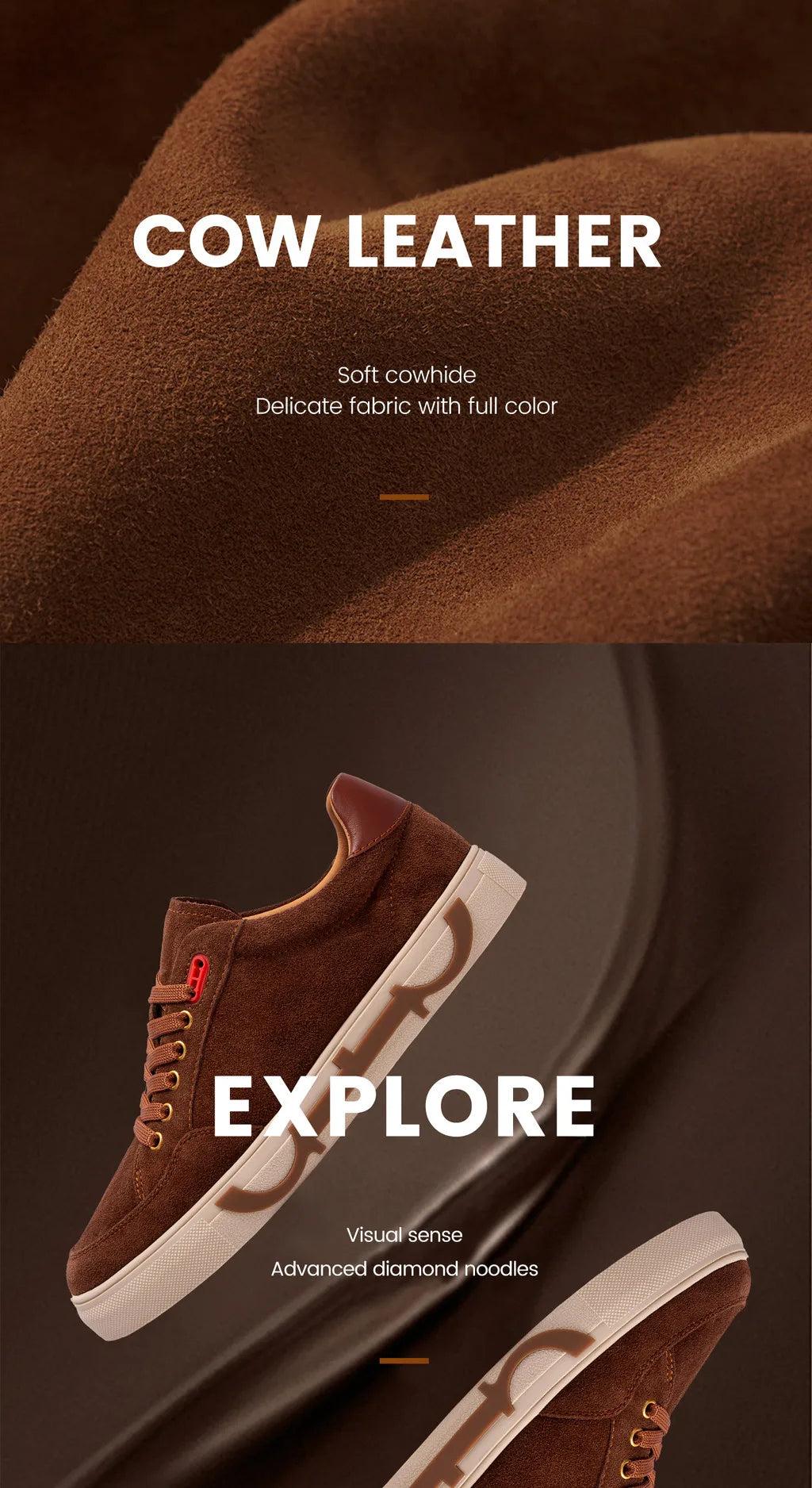 Men's Flat Shoes Anti Fur Retro Casual Shoes with Strap