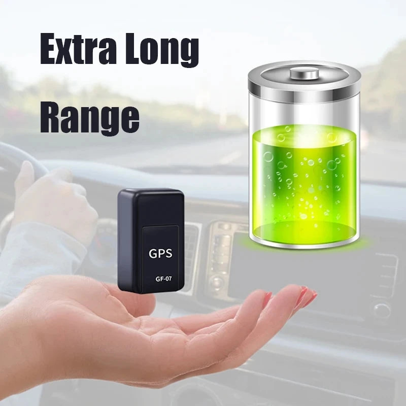 GF07 Magnetic Mini GPS Tracker – Real-Time Vehicle & Pet Locator, Compact & Portable with App
