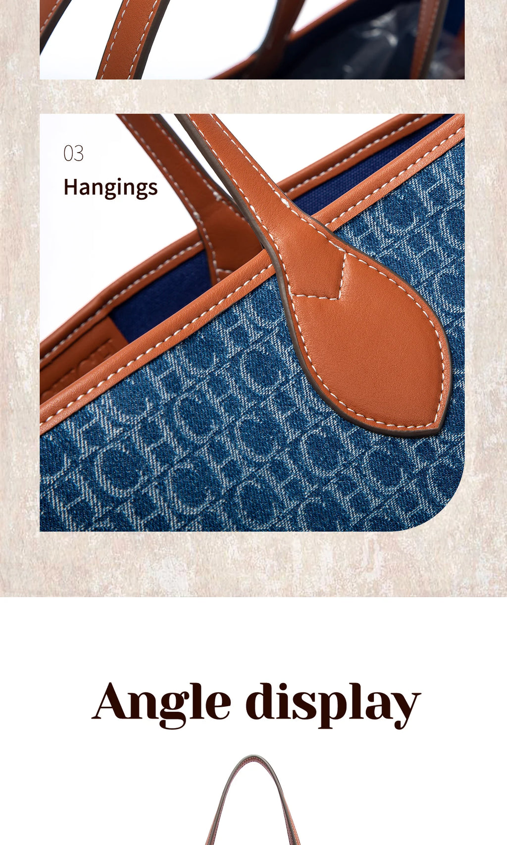 Women's Tote Bag Simple Double sided Available Mother and Child Large Capacity Casual Handbag