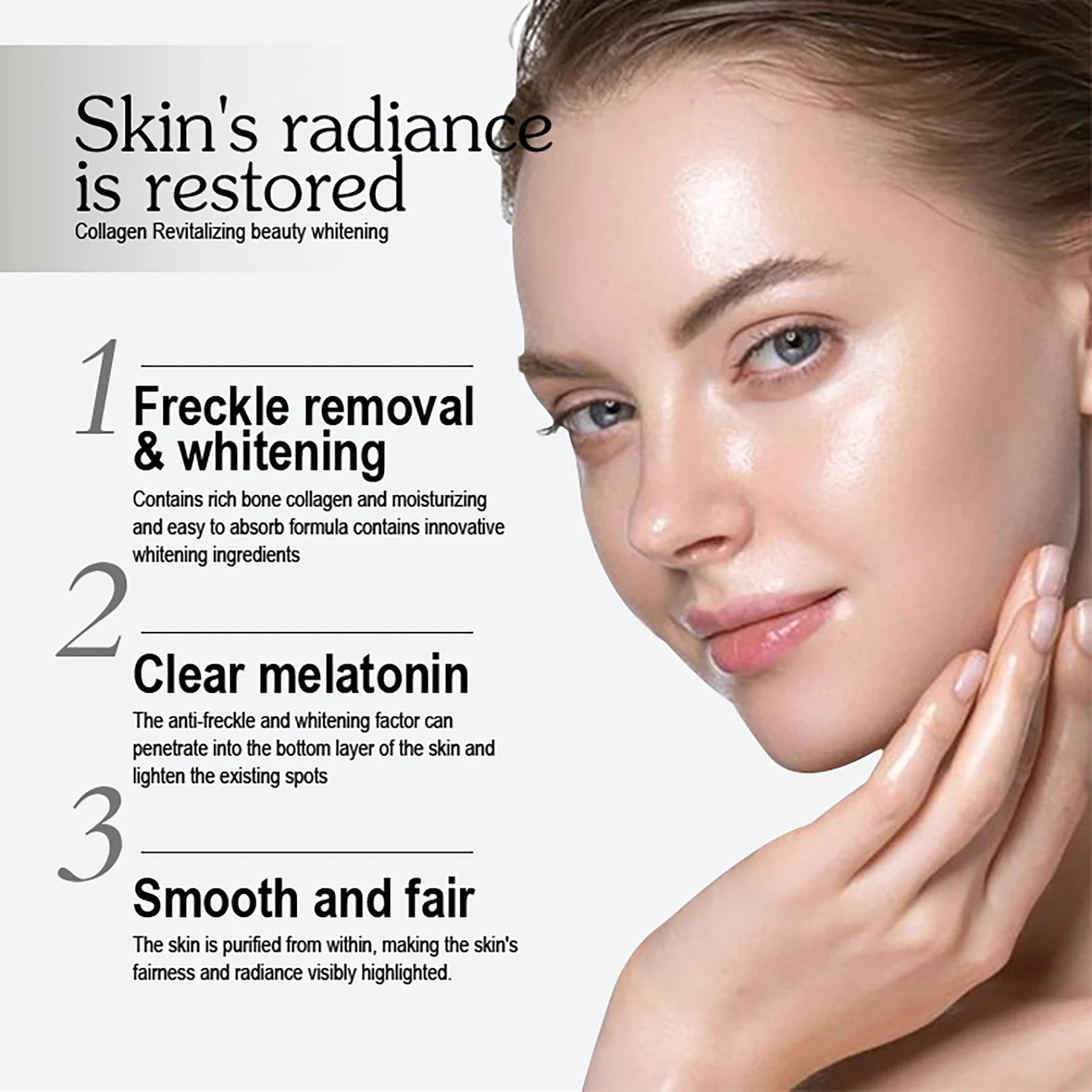 AILKE Whitening Skin Care Set to Reduce Wrinkles, Dark Spots, and Even Skin Tone for Women